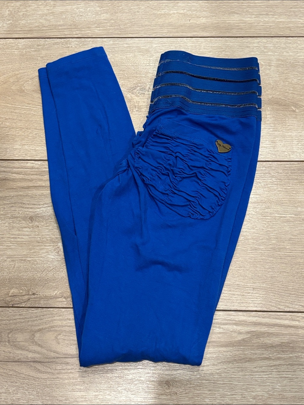 Cute Booty Lounge Royal Blue Ruched Pocket